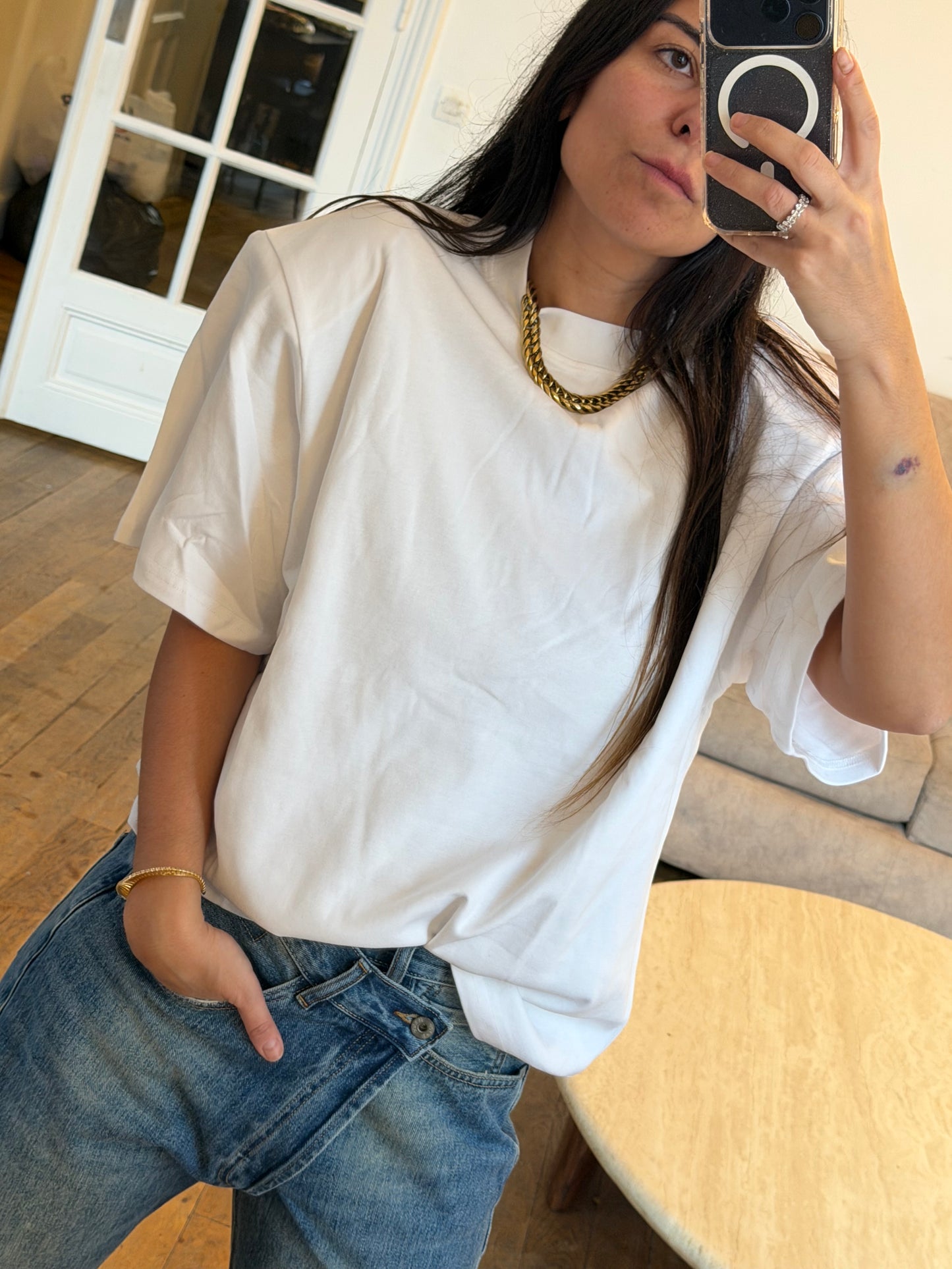 Top épaulette Leslie