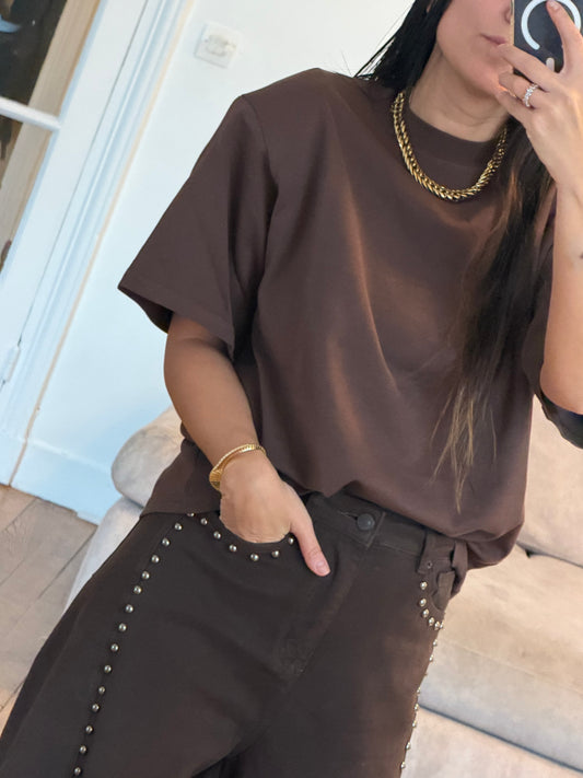 Top épaulette Leslie
