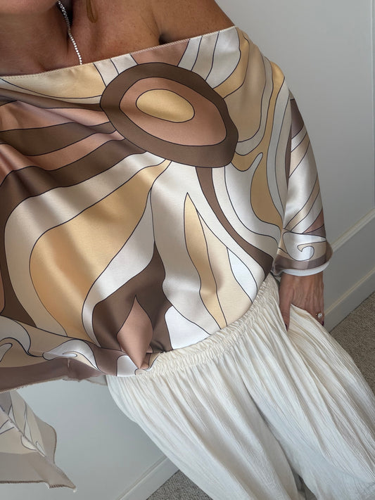Top foulard Sandy