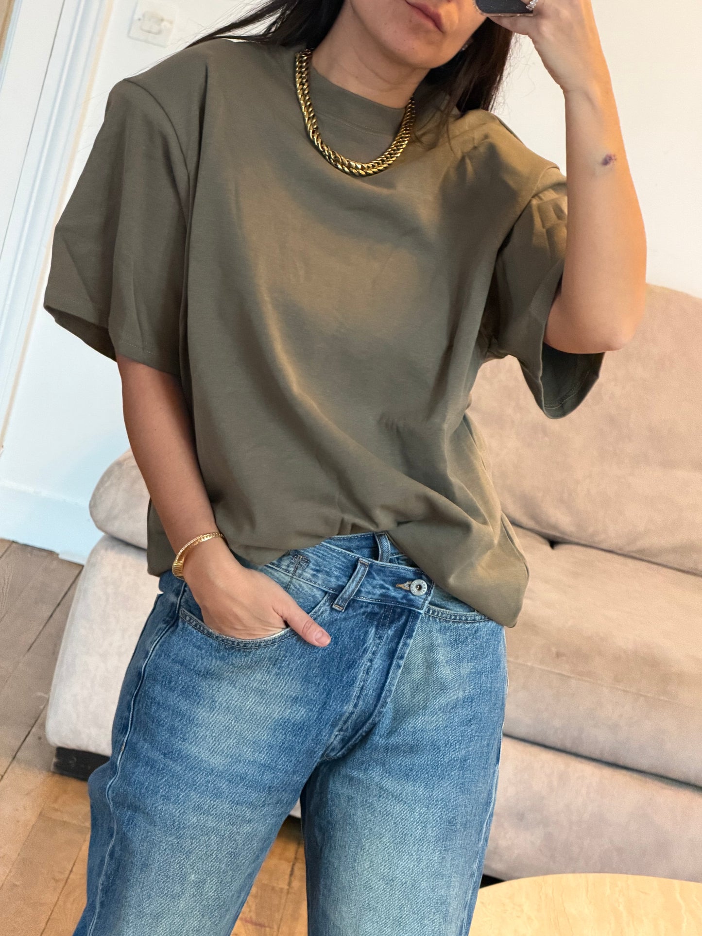 Top épaulette Leslie