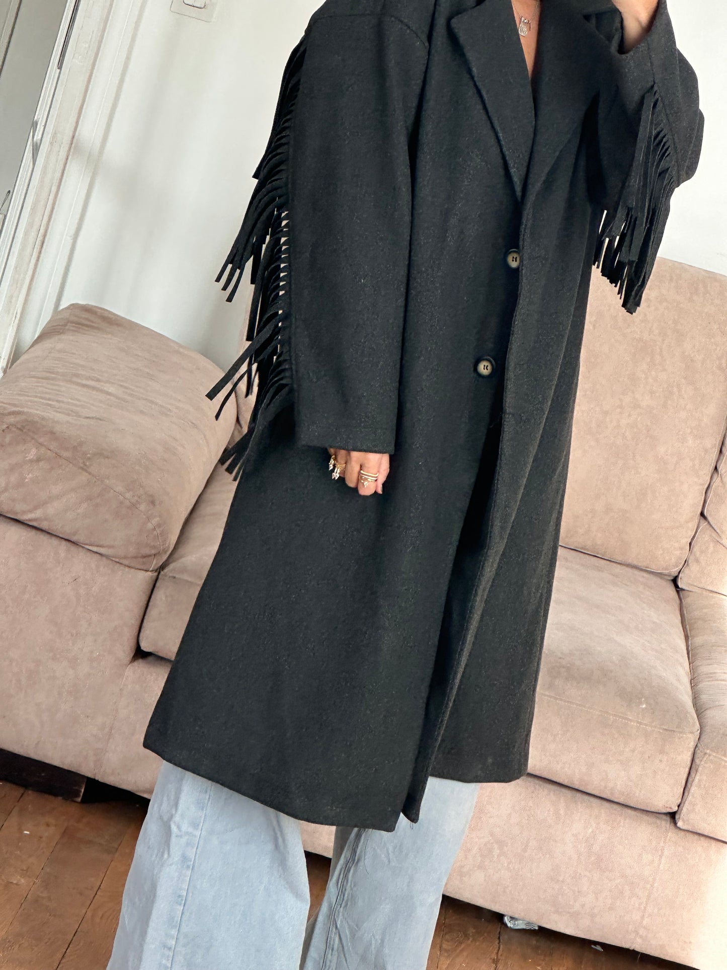 Veste frange