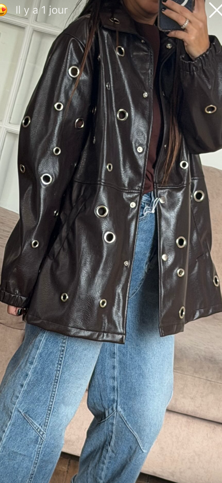 Veste œillet